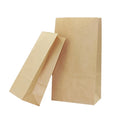 Custom Logo Takeout Bags Eco-Friendly Brown Kraft SOS Paper Bags for Restaurant/Food Delivery