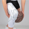 Sport Fitness Long Compression Sports Elastic Full Leg Sleeves Warmer Knee Brace Motorcycle Guard Knee Pad