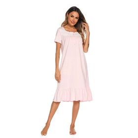 Sleep Wear Dress Pyjamas Pajamas Loungewear Sets Loose Casual Women Sets Womens Pajama Night Dress Cotton
