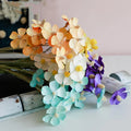 C162 New Trend Natural Dried Flowers Real Dried Violet INS Style 5 Colors Flower for Wedding Decoration Natural Dried Flowers