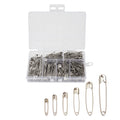 Custom Colored Garment Hang Tag with Silver Brooch Boxes Eco-Friendly Iron Metal Safety Pin Plating Technique Casual Style