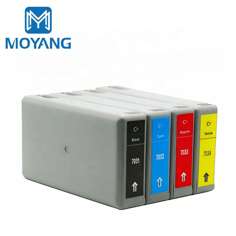 MoYang Compatible for EPSON T7031-4 Ink Cartridge WorkForce Pro WP-4015/WP-4525/WP-4535/WP-4545/WP-4595 Printer Cartridges T7031