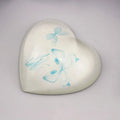 Decoration Item for Desk Customized Cheap K9 Crystal Heart Shape Dome Paperweights with UV Printing and Gift Box