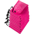 Custom Drawstring Dust Bag with logo Jewelry Shoe Handbag Packaging Bags Nylon Gift Pouch