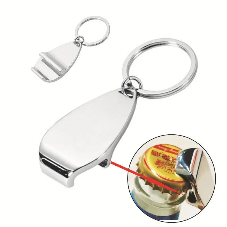 Wholesale Metal Beer Bottle Opener Keychain Custom logo