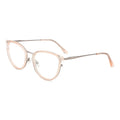New Arrival Hot Trend Wild Transparent Retro Fashion Cat Eye Professional Anti-blue Light Metal Acetate Combined Glasses Frame