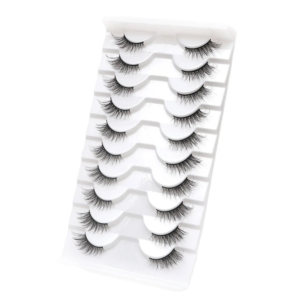 Hot Popular M Natural Look Flat Half Lash Wholesale Customized Curl C D DD Eyelash Extension