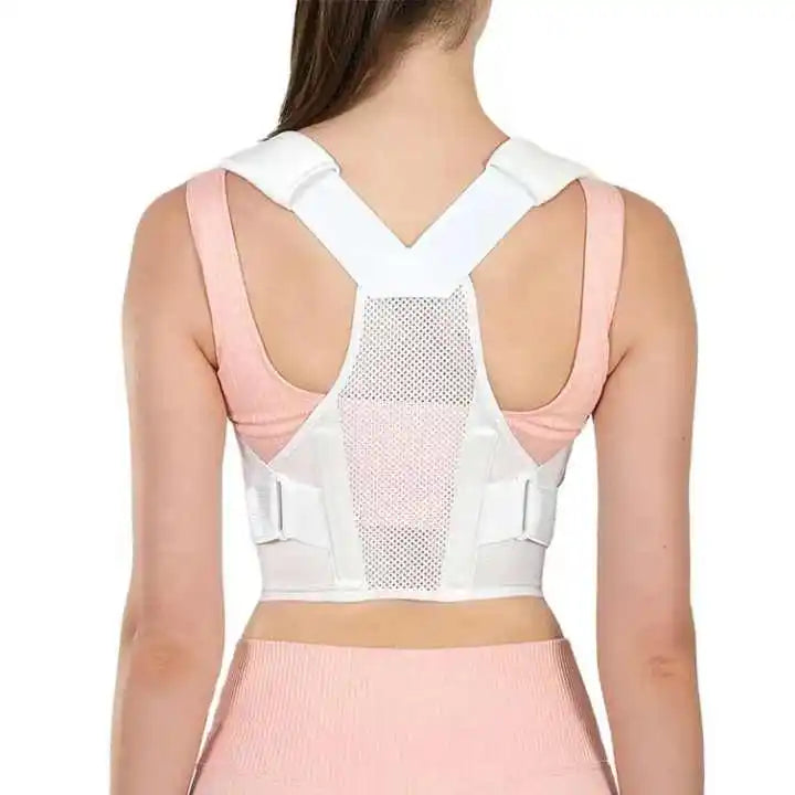 Back Straightener Belt Adjustable Shoulder Brace Breathable Mesh Spine Posture Corrector