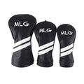 High Quality Custom Embroidered Logo High Quality Cheap PU Leather Small Order Golf Driver Headcovers