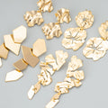 ME06 4pcs/Lot High Quality Jewelry Accessories 18k Gold Rhodium Plated Copper Nickel Free Handmade Findings for DIY Earrings