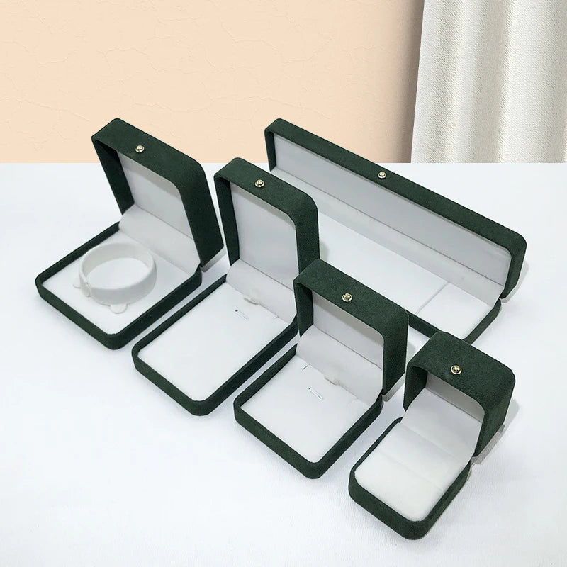 INS Velvet Jewelry Gift Box Jewelry Gift Box Jewelry Set Gift Packaging Box with Custom logo Wholesales