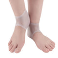 Silicone Heel Cushion Protector Soft Elastic Silica Heel Cups Dry Cracked Heel Plantar Fasciitis Sports Comfort Insoles Made