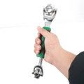 8-in-1 360 Degree Multidirectional Rotation Ratchet Wrench Carbon Steel Spline Bolts Sleeve Double-Ended Hand Repair Metric