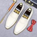 Latest Luxury Elegant Business Office Genuine Leather Loafers Dress Shoes for Men High End Wedding