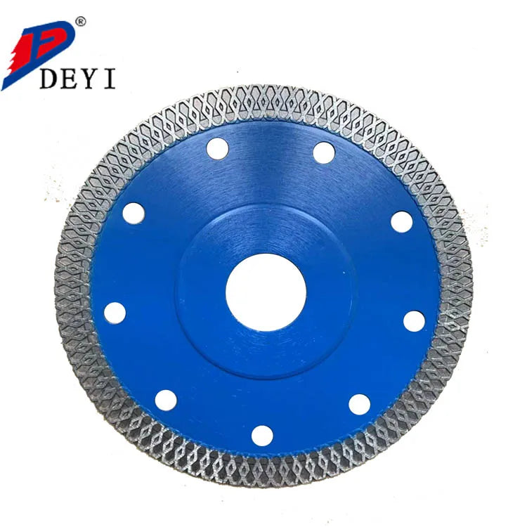 DEYI OEM 105mm Diamond Turbo Tile Cutting Saw Blade Power Tools for Hot Pressed Saw Blade Cutting Machine