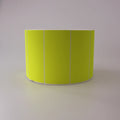 Customized Fluorescence Color Printing Label Stickers Blank Adhesive Label