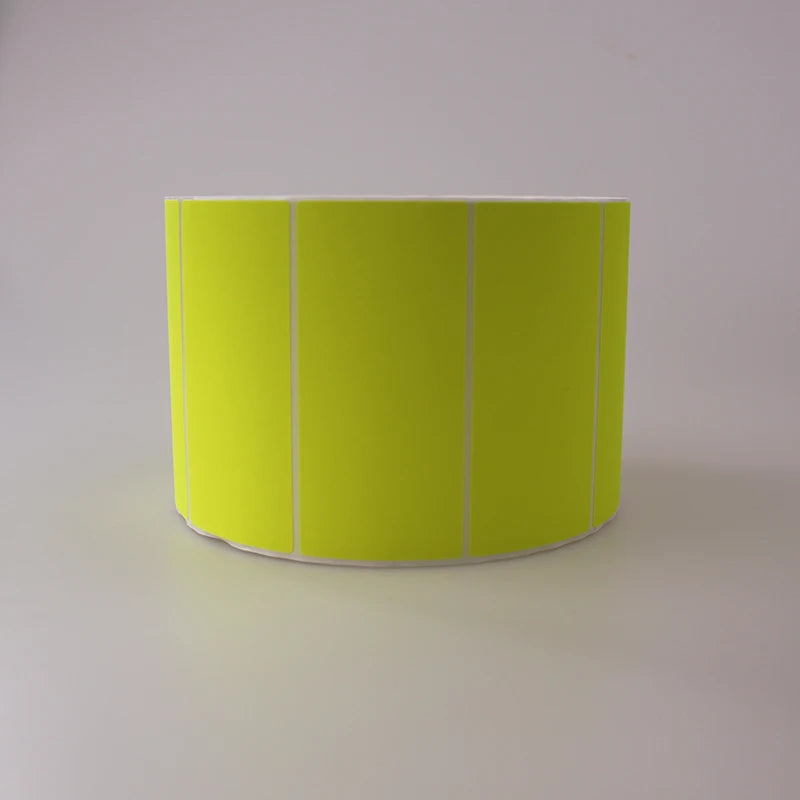 Customized Fluorescence Color Printing Label Stickers Blank Adhesive Label