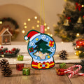 High Quality Handmade DIY Christmas Tree Felt Cloth Pendant Sparkling Rocking Stereo Toy Non-Woven Environment-Friendly Kids