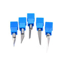 Tungsten Carbide Tipped Grooving Knife/Leather Cutter Wear Resistant Climb Milling Engraving Machine Tools 4-Flute HRC45