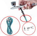 Premium 10-Ft Braided Airbrush Hose-Dual 1/8" & 1/4" Fittings for Artists Nail Techs & Tattoo Professionals China