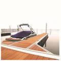 Hot Sale Floating Dock in the Water Floating Pontoon Platform Bridge HDPE Plastic Decking