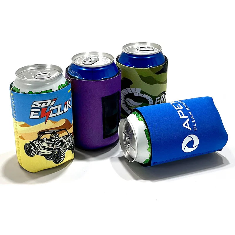 Customized Neoprene Stubby Holder Beer Can Cover with Custom logo Can Cooler Personalized Sublimation Can Cooler