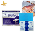 Customizable Transdermal Four-Sided Elastic Fabric Body Relief Patch Herbal Natural Menthol Cold Pack for Body Pain