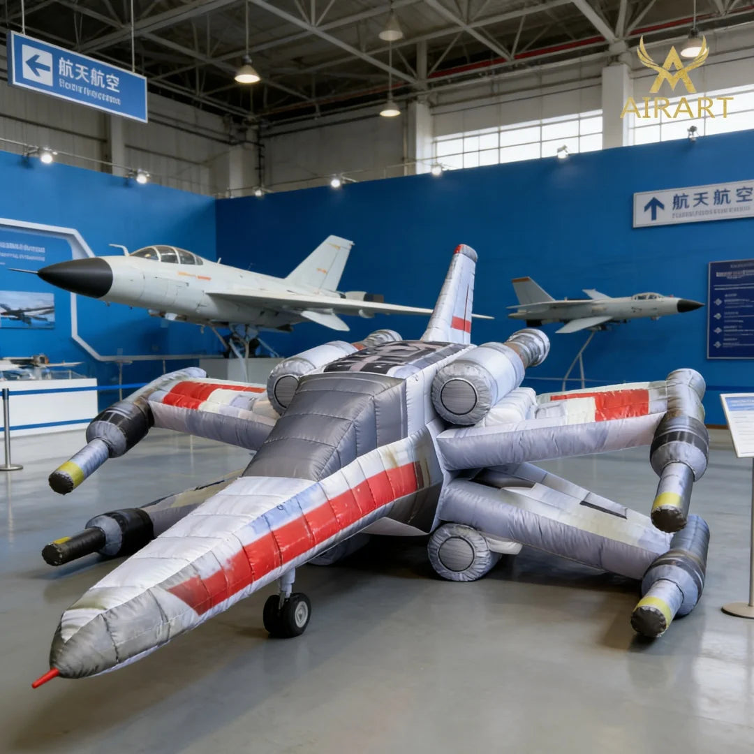 Giant Inflatable Realistic Civilian Aircraft inflatable Plane Balloon for Advertising Rental Party air Show Decoration