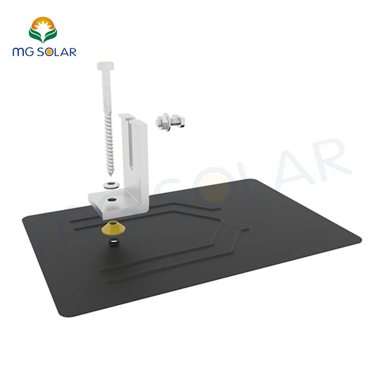 Solar Aluminum Flashing Kit for Shingle Roof Mounting