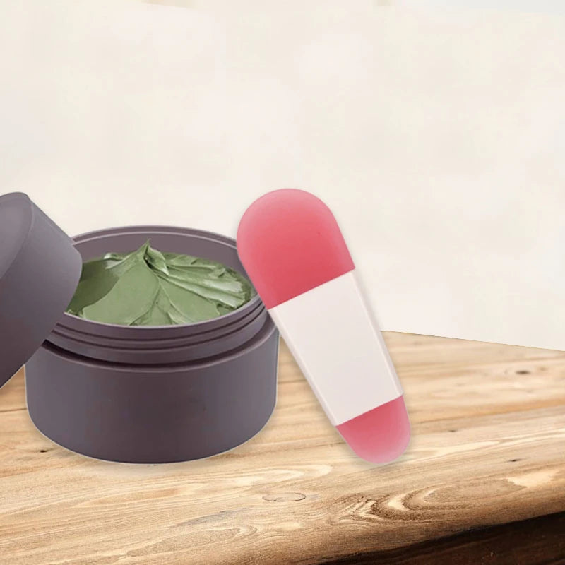 Silicone Facial Mask Body Skincare Mini Makeup Spatula Scoop Cosmetic Spoon Cosmetic Spatula for Face Cream Brush Applicator