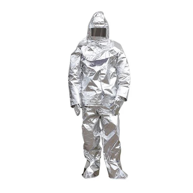 High Quality Aluminum Foil Fire Resistant Rescue Firefighting Suit for Sale