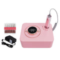 Professional 35000RPM Electric Nail Polisher With LED Display & 6 Bits Rechargeable Nail Drill Machine for Home & Salon Use