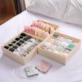 Cross-border Storage Box Underwear Sock Sorting Three-piece Combination Storage Box Cationic Drawer Sock Storage MegaBDM