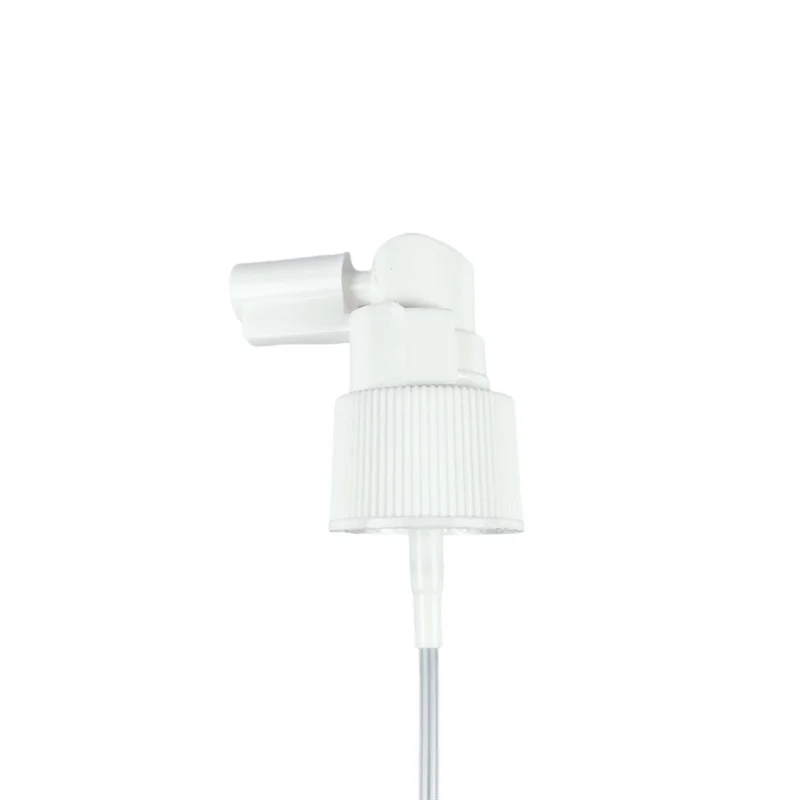 24/410 28/410 Short Spray Nozzle Pump White Plastic PP Non-Refillable Cosmetic Bottles Sample Free 24mm 28mm Nasal Spray