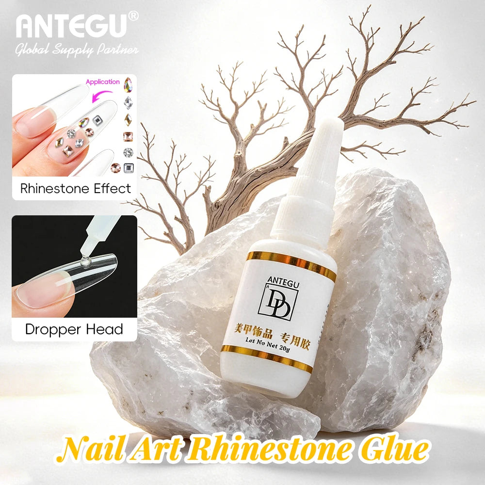 DD 20g Nail Art Glue for Press on Rhinestones Decorations False Nail Tips Professional Nail Glue