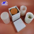 Marble Candle Jar Marble Candle Holder Natural Stone Jade Aromatherapy Scented Round Candle Jar With Lid