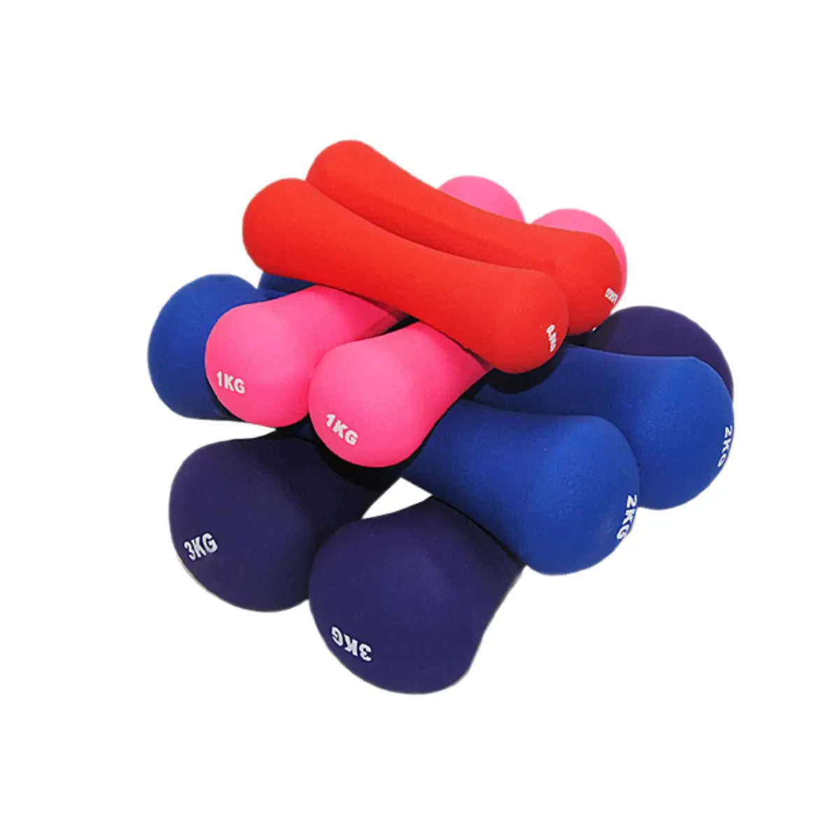 Home Use Durable for Women Hand Weights Small Dumbbells Neoprene Bone Dumbells Cast Iron Dumbbell Set
