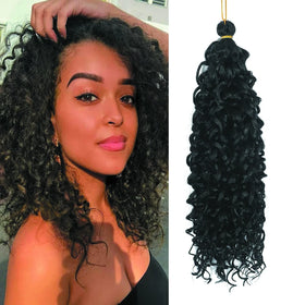 Hot Sale 14inch 18inch Wholesale Curly Crochet Braid Freetress Gogo Curl Crochet Hair Gray Ombre Crochet Hair