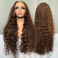 Best Selling Super Double Drawn Luxury Curly Frontal Lace Transparent Wig Wholesale Brazilian Human Hair for Women