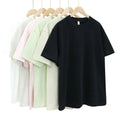 Heavy Weight 330g Cotton Men's Tshirt Super Heavy 300gsm Thick Oversized Drop Shoulder T-shirt Crew Neck Boxy Fit t Shirt