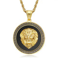 Hip Pop New Arrival Sliver Gold Plated Lion Head Fashion Pendant Women 3mm Jewelry Necklace for Men