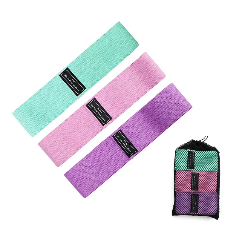 New Squat Bands Fabric Hip Resistance Band Sets With Logo Low Moq