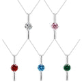 Luxury 925 Sterling Silver Single diamond 7mm VVS1 D Color Moissanite Pendant for Women's Gift Necklace Jewelry