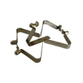 OEM V-Shape Push Pole Clips Dual Head Snap Button Steel Spring Clip for Round Tubes Flat Metal Clamps for Spring Tent Lock