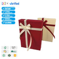 Custom Logo Square Rigid Cardboard Gift Boxes UV Printed Eco-Friendly Luxury Top Bottom Design 2 Pieces Lid Base Modern Style