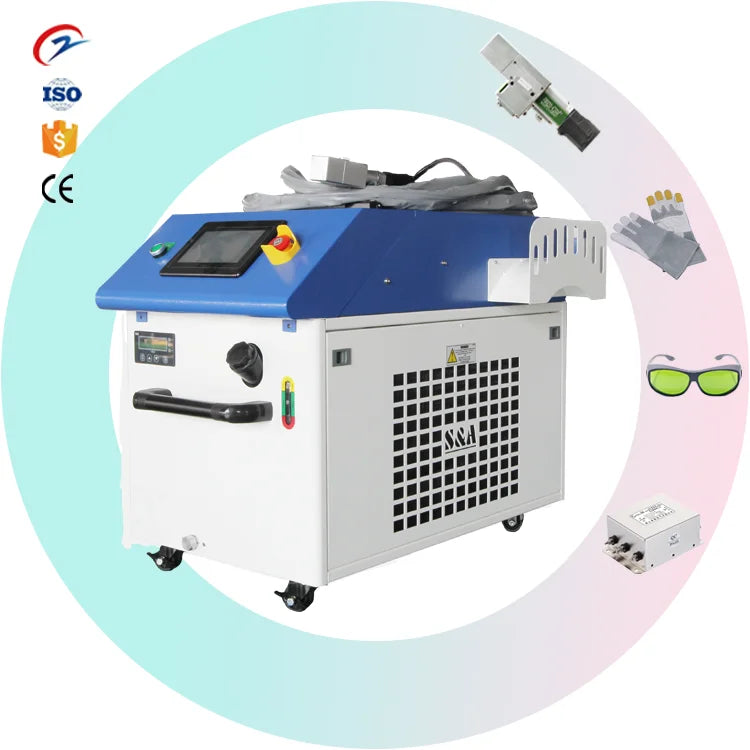 3000W Hand Held Fiber Laser Cleaning Machine High Precision Mould Cleaning