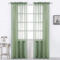 Beautiful Decorative  Low Price Sheer Voile  Fabric Linen Living Room Sheer Curtain