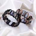 New Arrivals Ice Species Primary Color Dream Agate Hand Row Crystal Agate Rectangle Bracelet