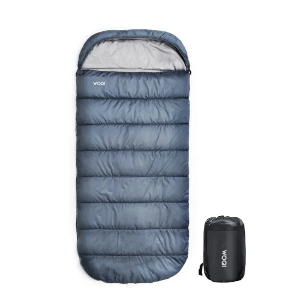 WOQI Wholesale 2025 New Design Lightweight Breathable Outdoor Cotton Camping Sleeping Bag