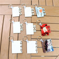 Free Sample Wholesale High Quality Double Sided MOMGRADDAD Wood Keychain Custom Blank Sublimation MDF Eco-Friendly Anniversary